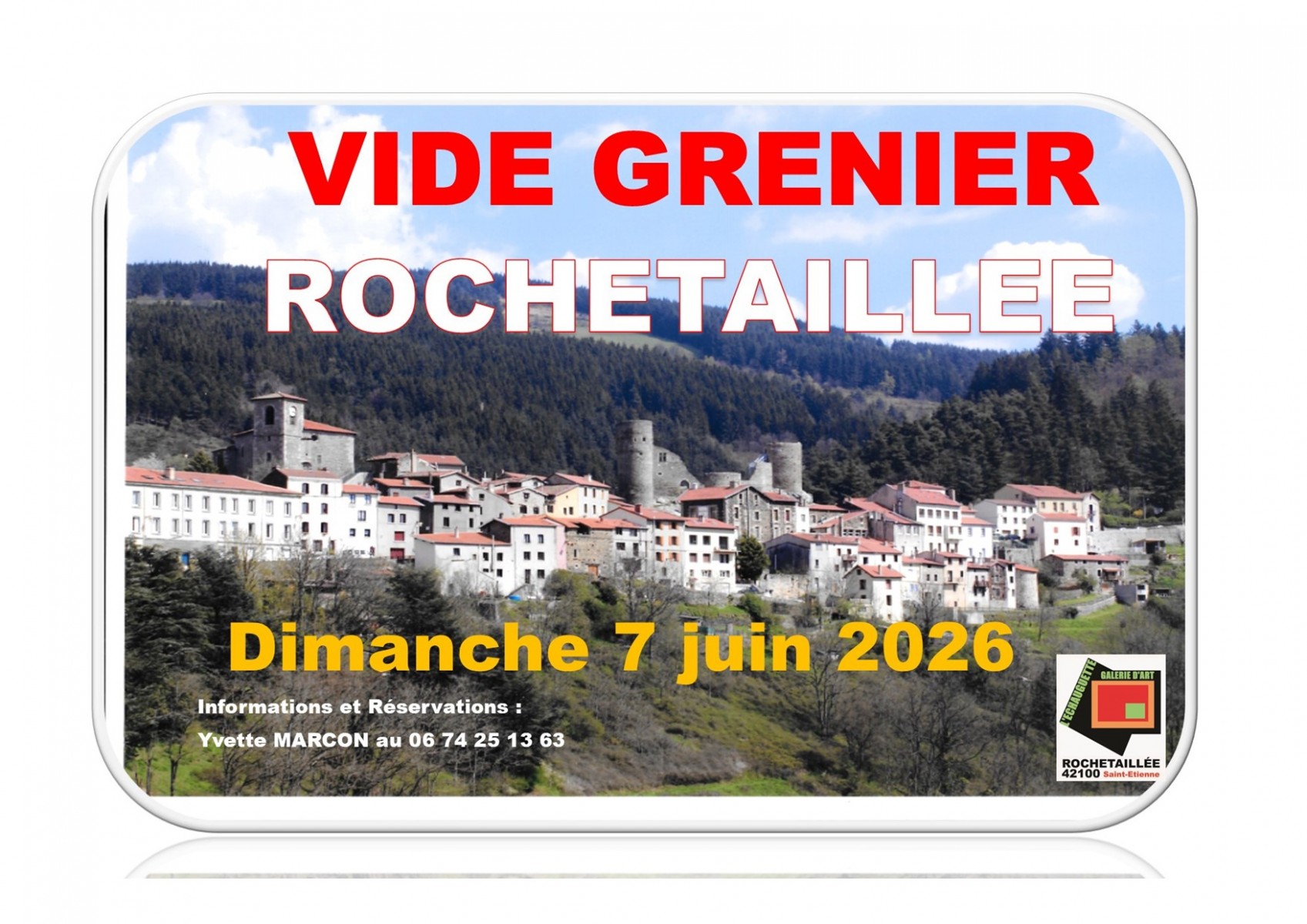 VIDE GRENIERS Annuel de ROCHETAILLÉE (LOIRE 42)
